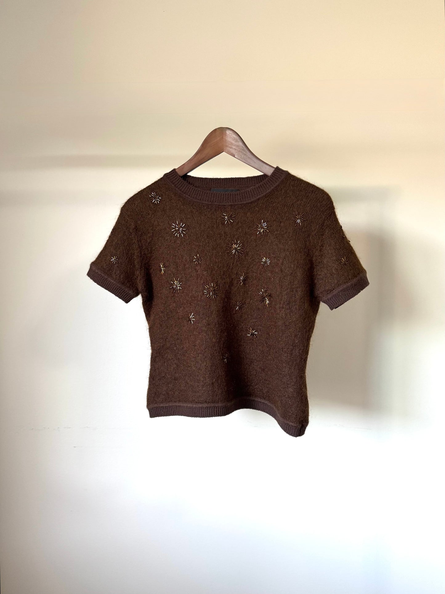 Brown Star Top