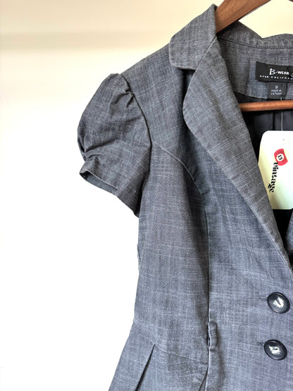Grey Button Up