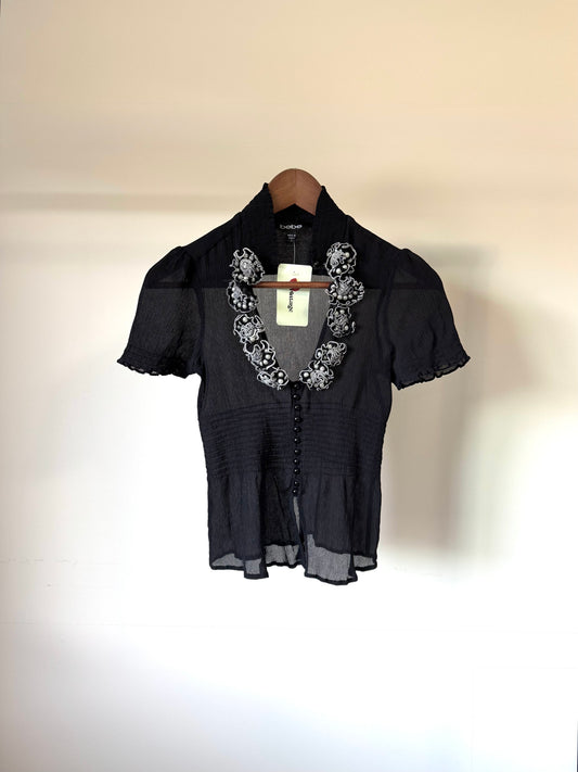Black Bebe Top