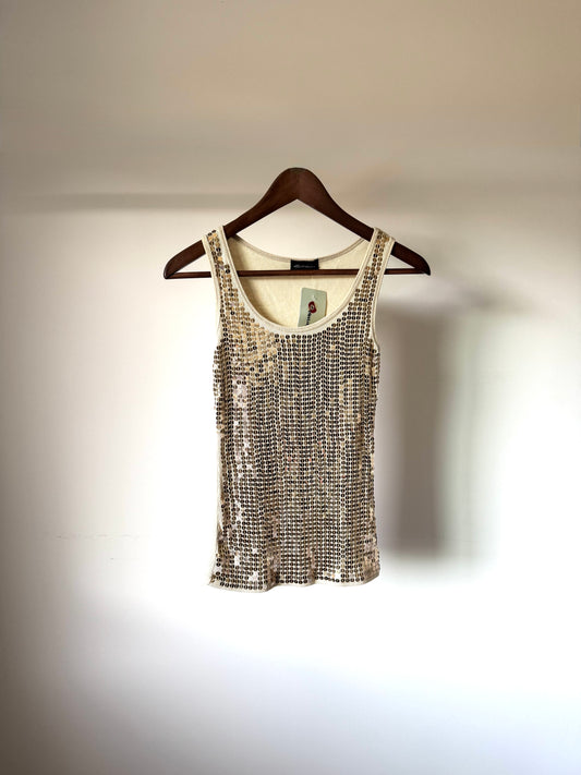 Gold Sequin Tank