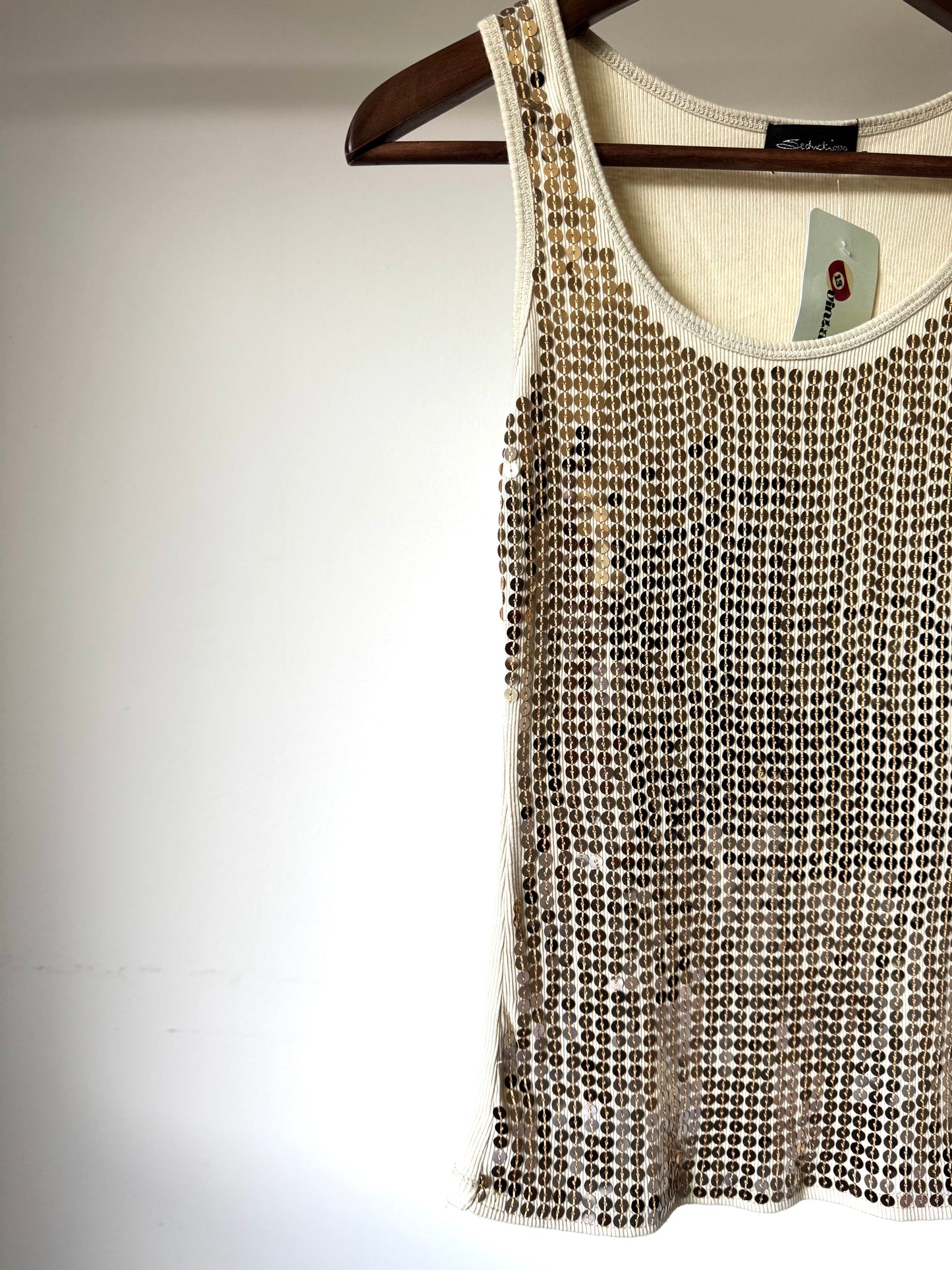Gold Sequin Tank