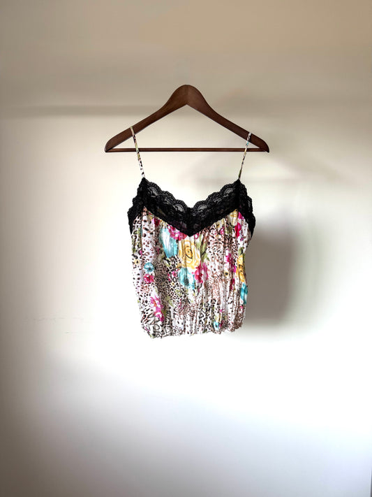 Floral Leopard Top