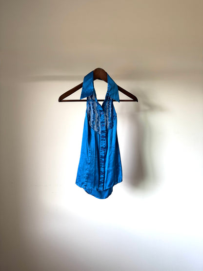 Ruffle Button Up