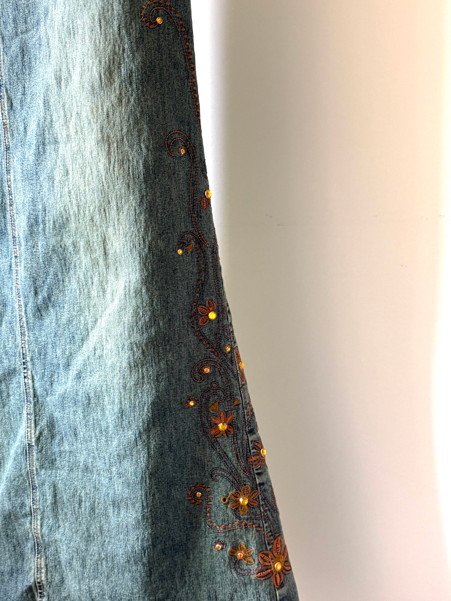 Long Denim Skirt