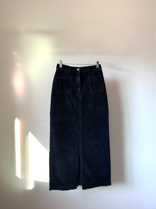 Corduroy Midi Skirt