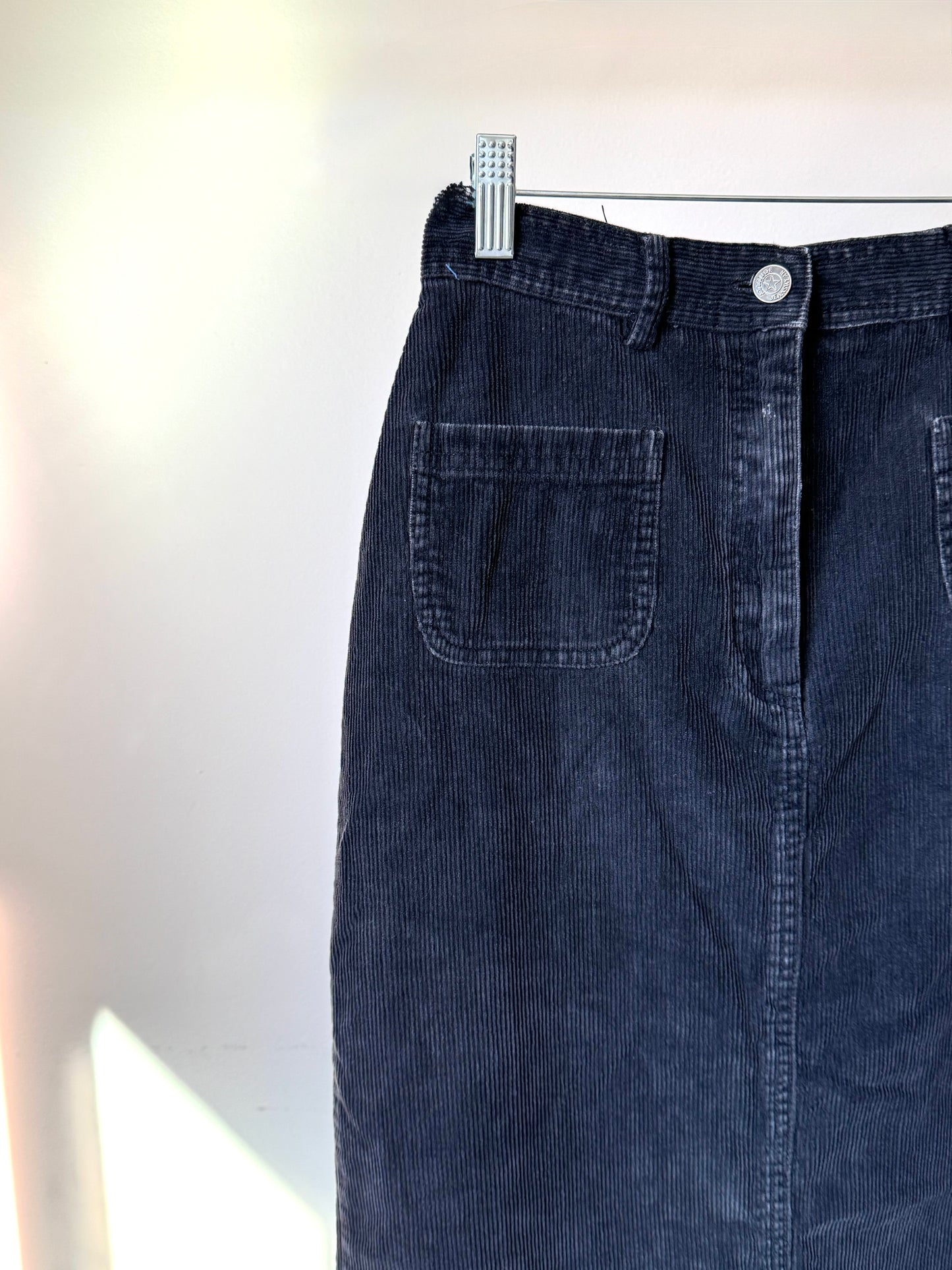 Corduroy Midi Skirt