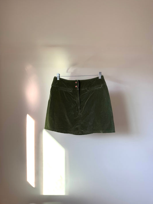 Green Mini Skirt