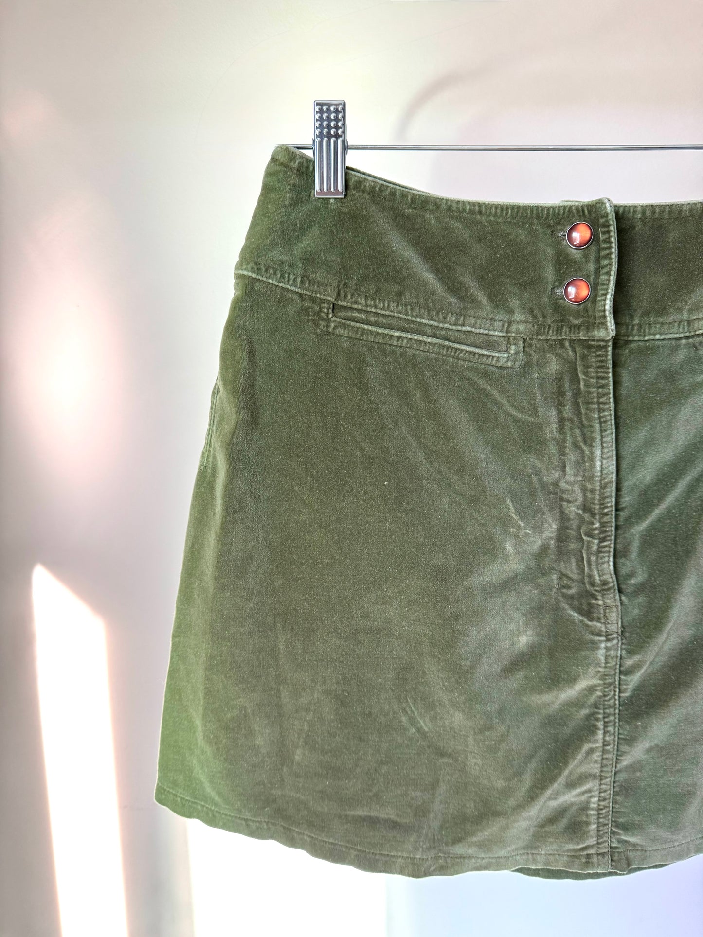 Green Mini Skirt
