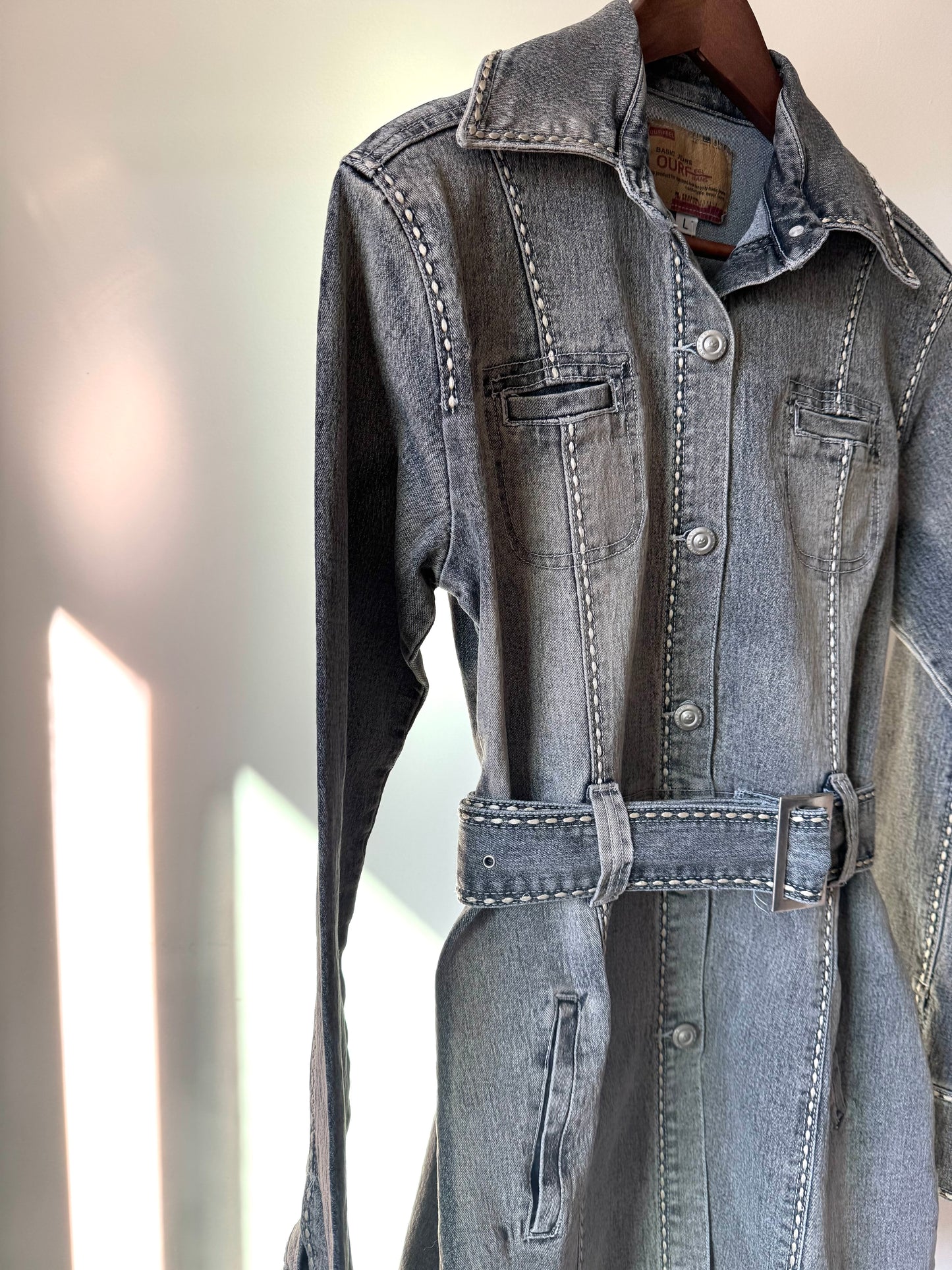 Grey Denim Jacket