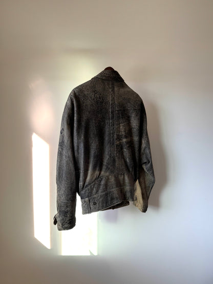 Faded Leather Jacket