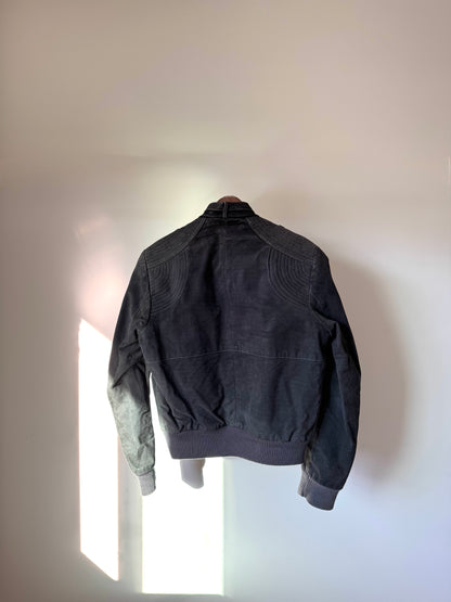 Grey Leather Jacket
