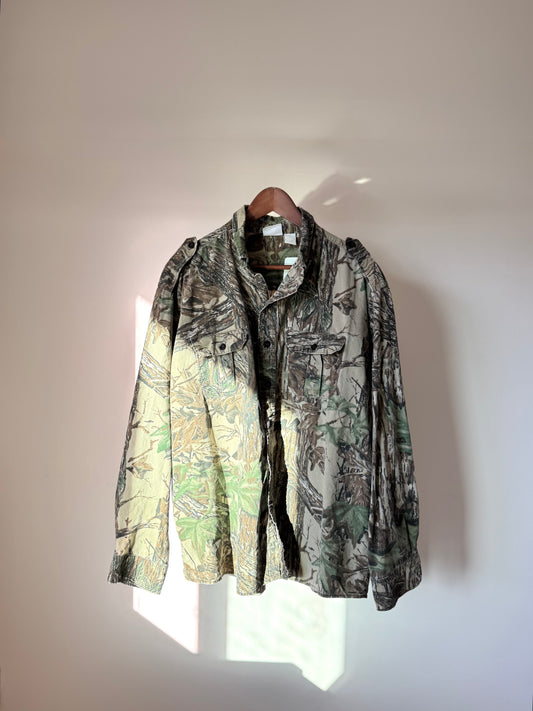 Camo Button Up