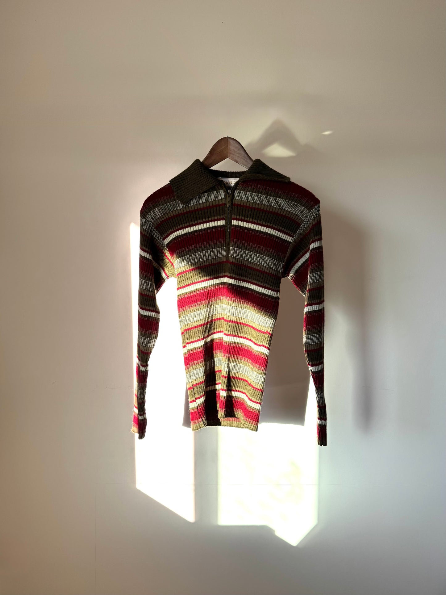 Striped Half Zip