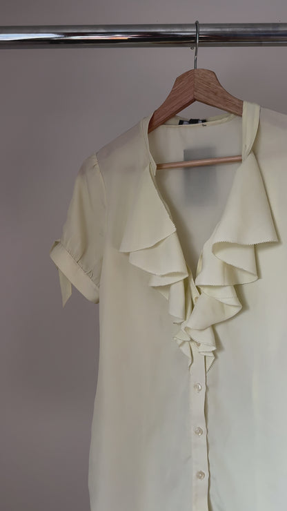 Butter Yellow Button-up