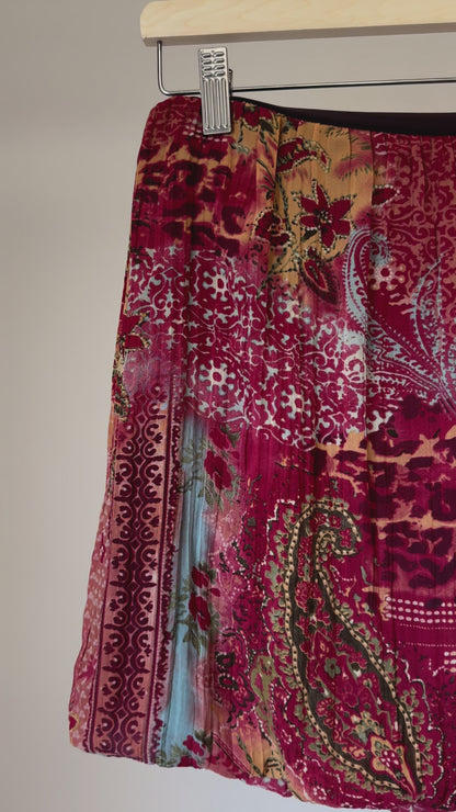 Patterned Bubble Skirt