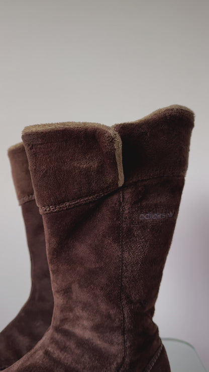Y2K Adidas Leather Boots