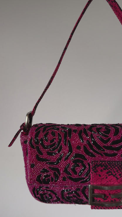 Beaded Baguette Bag