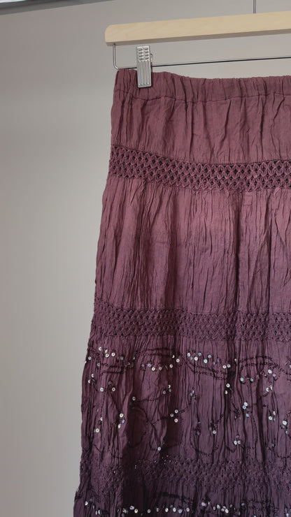 Brown Ombre Skirt