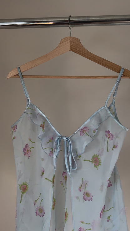 Sheer Floral Top