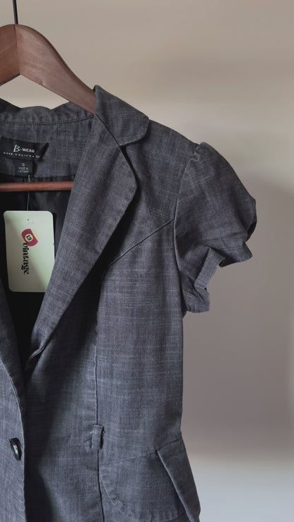 Grey Button Up