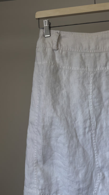 White Cotton Skirt