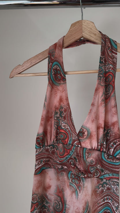 Paisley Halter Top