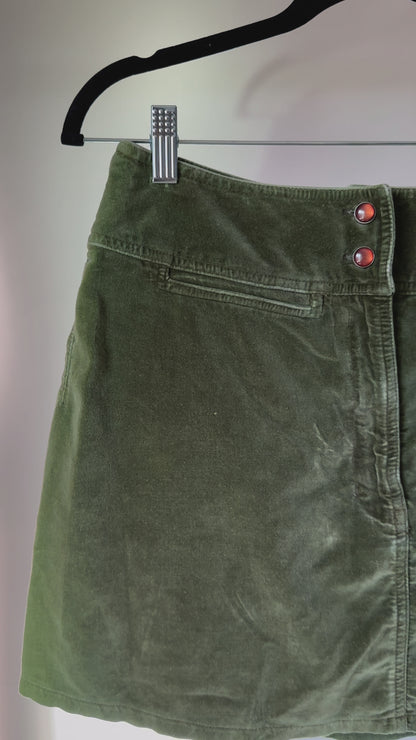 Green Mini Skirt