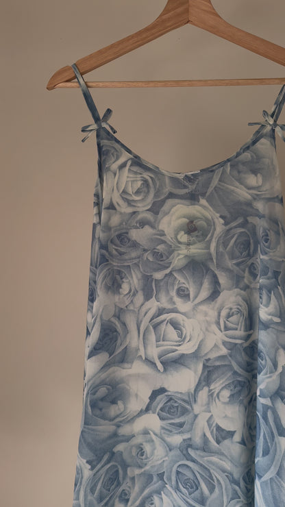 Blue Roses Dress
